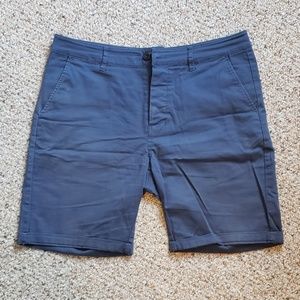 ASOS Dark Blue Chino Shorts